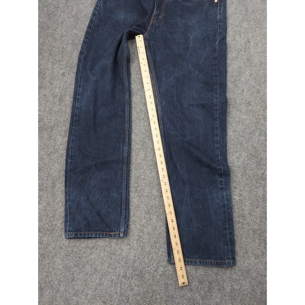 Lot 2 LEVIS 505 Jeans Men 38x34 Dark & Light Wash Regular Fit Straight Leg Denim